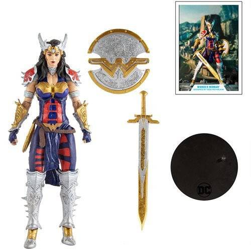 Wonder Woman (Designed by Todd McFarlane) - 1:10 Scale Action Figure, 7"- DC Multiverse - McFarlane Toys