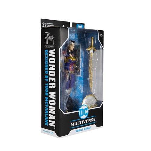 Wonder Woman (Designed by Todd McFarlane) - 1:10 Scale Action Figure, 7"- DC Multiverse - McFarlane Toys