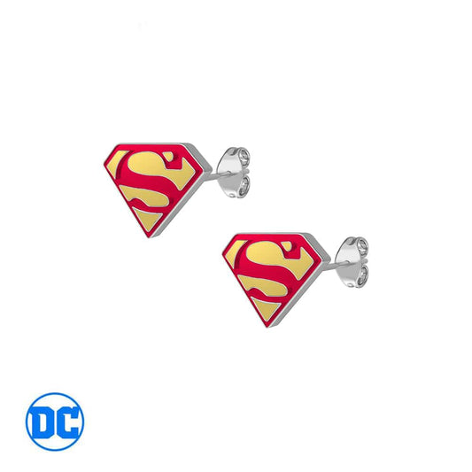 DC Comics™ Superman Logo Stud Earrings