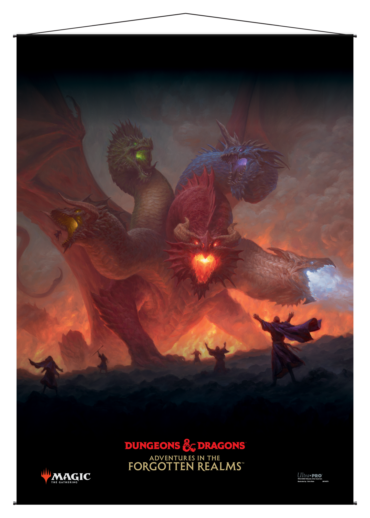 Ultra PRO: Wall Scroll - Adventures in the Forgotten Realms (Tiamat)