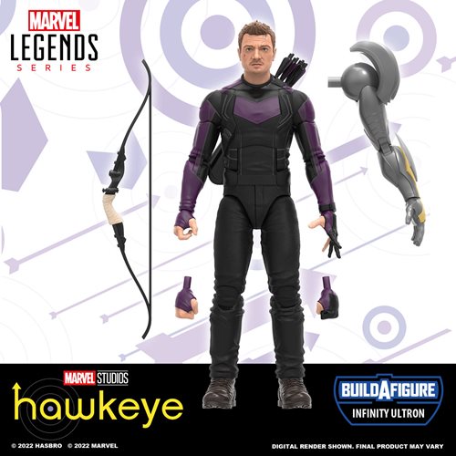 Avengers 2022 Marvel Legends Hawkeye Clint Barton 6-Inch Action Figure