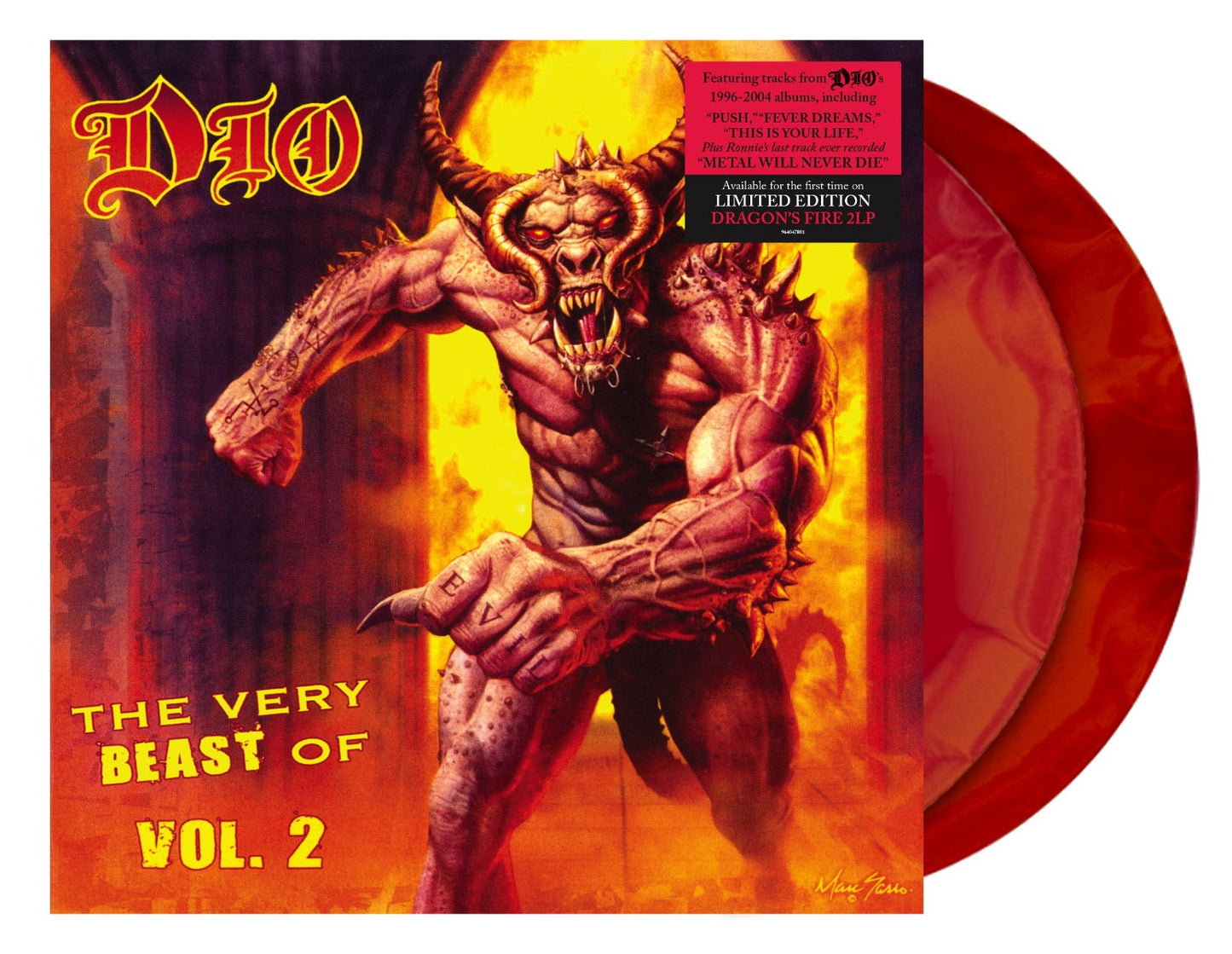 The Very Best Of Dio, Vol. 2 ("Dragon's Fire" Colored Vinyl) (2 Lp's) (Vinyl)