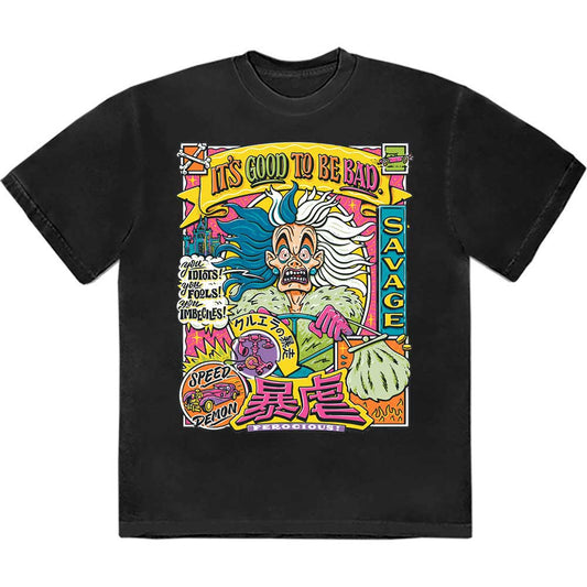 101 Dalmatians Cruella Good To Be Bad (T-Shirt)