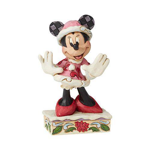 Enesco Disney Micky Mouse - Disney Traditions Minnie Christmas Personality