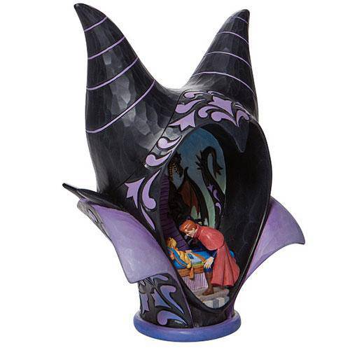 Enesco Disney Traditions Maleficent Headdress Scene "True Loves Kiss" by Jim Shore Statue