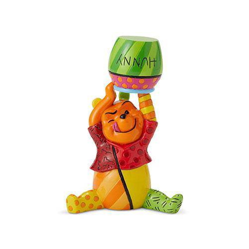 Enesco Disney Winnie the Pooh - Pooh Mini Statue By Romero Britto