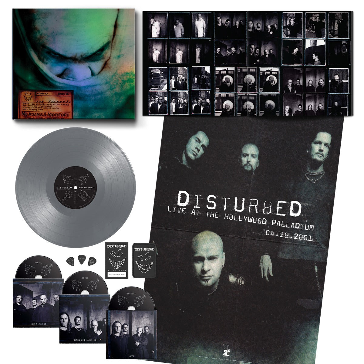 The Sickness [Explicit Content] (Boxed Set, Silver Colored Vinyl) (3 Cd's) (Vinyl)