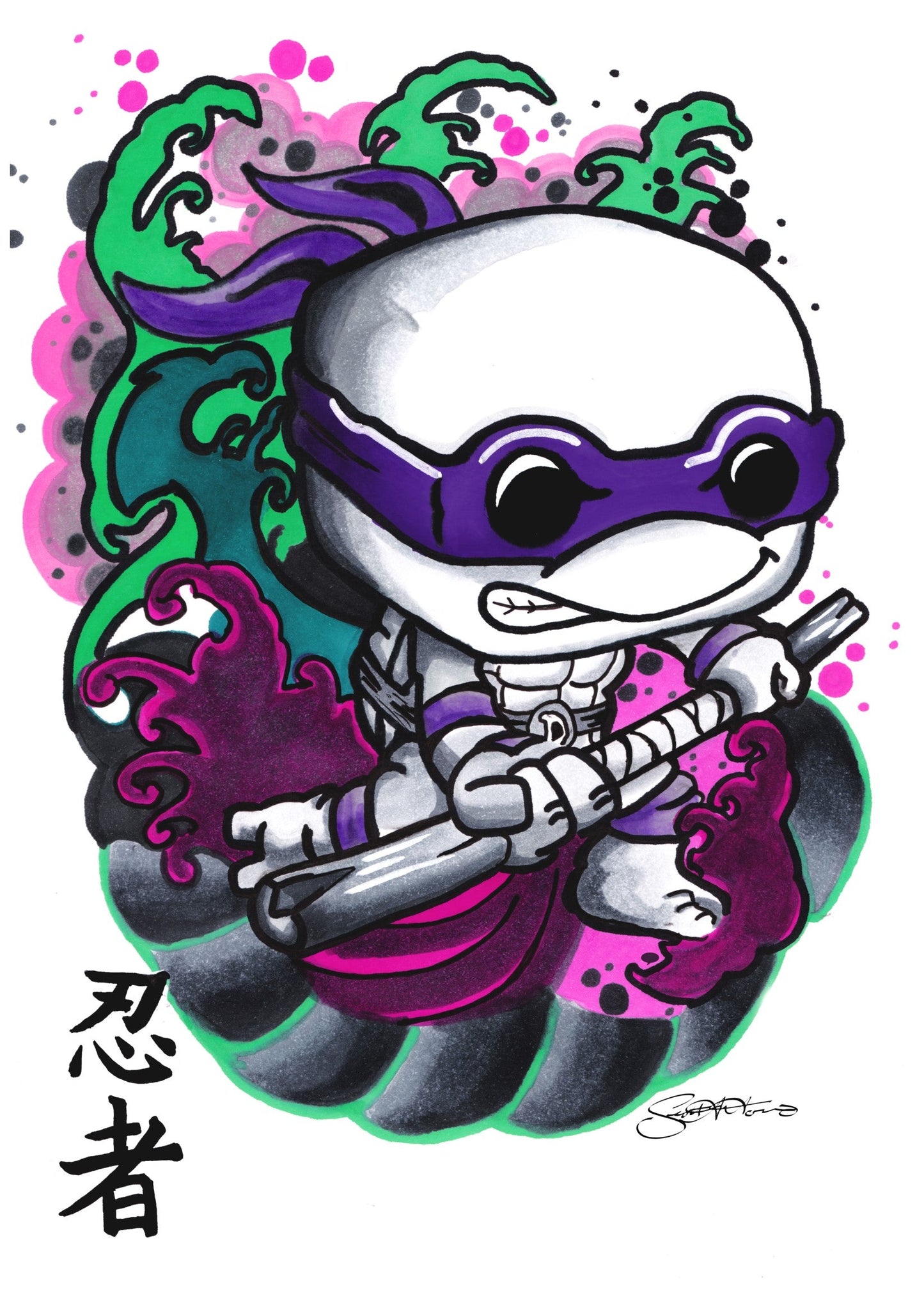 Scoots: Prints (TMNT), Donatello