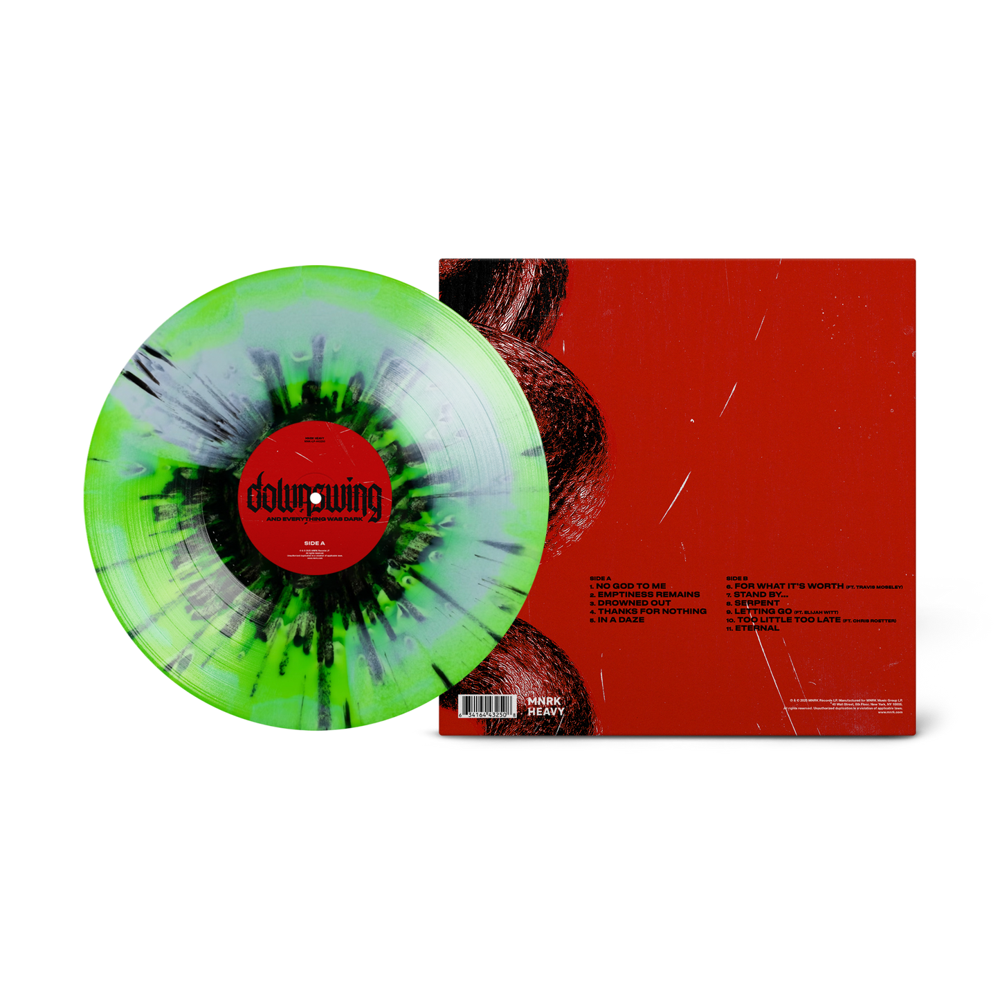 Downswing - And Everything Was Dark (Green/Black Splatter)