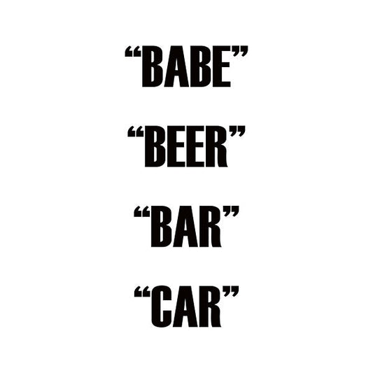 Babe Beer Bar Car (Vinyl)