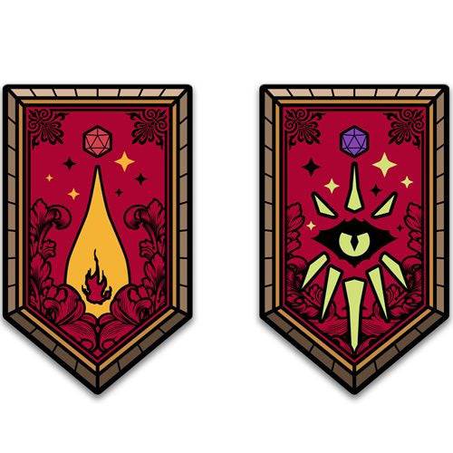 Dungeons & Dragons Character Class Augmented Reality Enamel Pin Set of 12 - Shared Exclusive