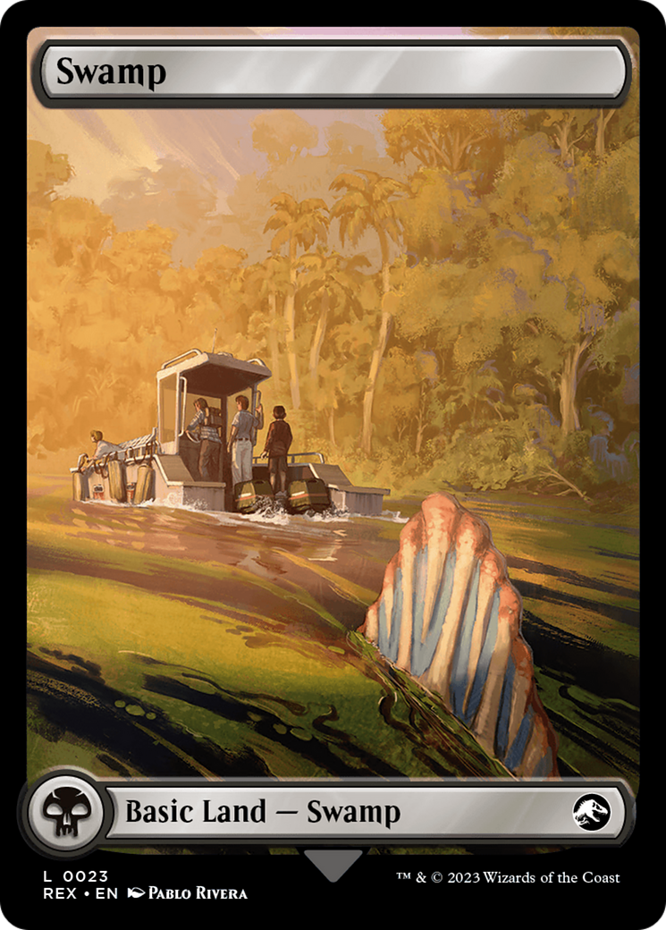 Swamp // Swamp (REX-023) - Jurassic World Collection Foil