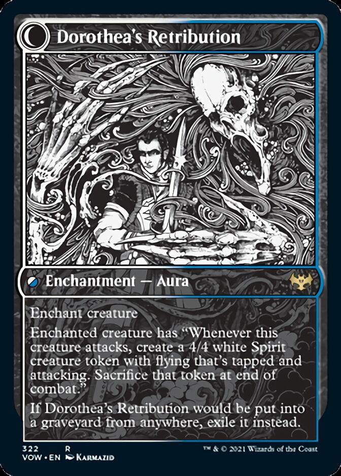 Dorothea, Vengeful Victim // Dorothea's Retribution (VOW-322) - Innistrad: Crimson Vow: (Showcase, Double Faced Transform)