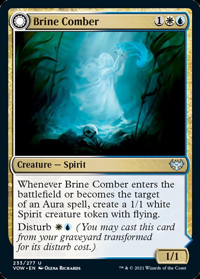 Brine Comber // Brinebound Gift (VOW-233) - Innistrad: Crimson Vow: (Double Faced Transform) Foil