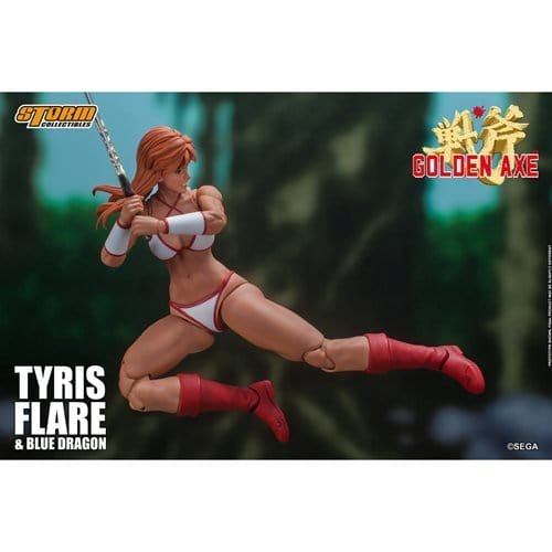 Golden Axe Tyris Flare & Blue Dragon 1:12 Scale Action Figure