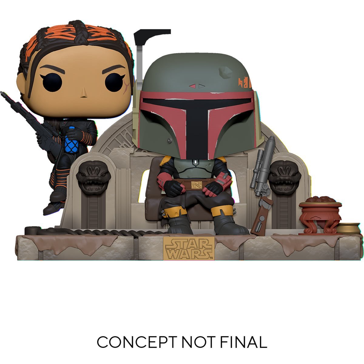 Funko Moments: Star Wars: The Mandalorian Boba Fett and Fennec Shand