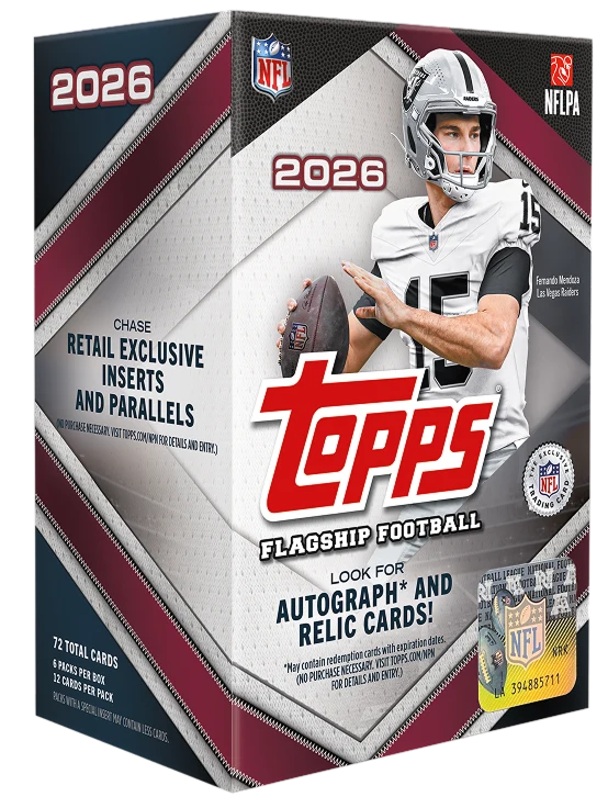 2026 Topps Flagship Football Value Box Trading Cards (08/26/2026)