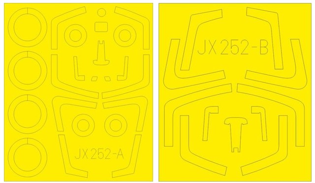 Eduard JX252 1/32 Mask Aircraft- Mirage 2000C TFace for KTY