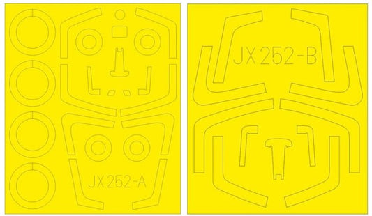 Eduard JX252 1/32 Mask Aircraft- Mirage 2000C TFace for KTY