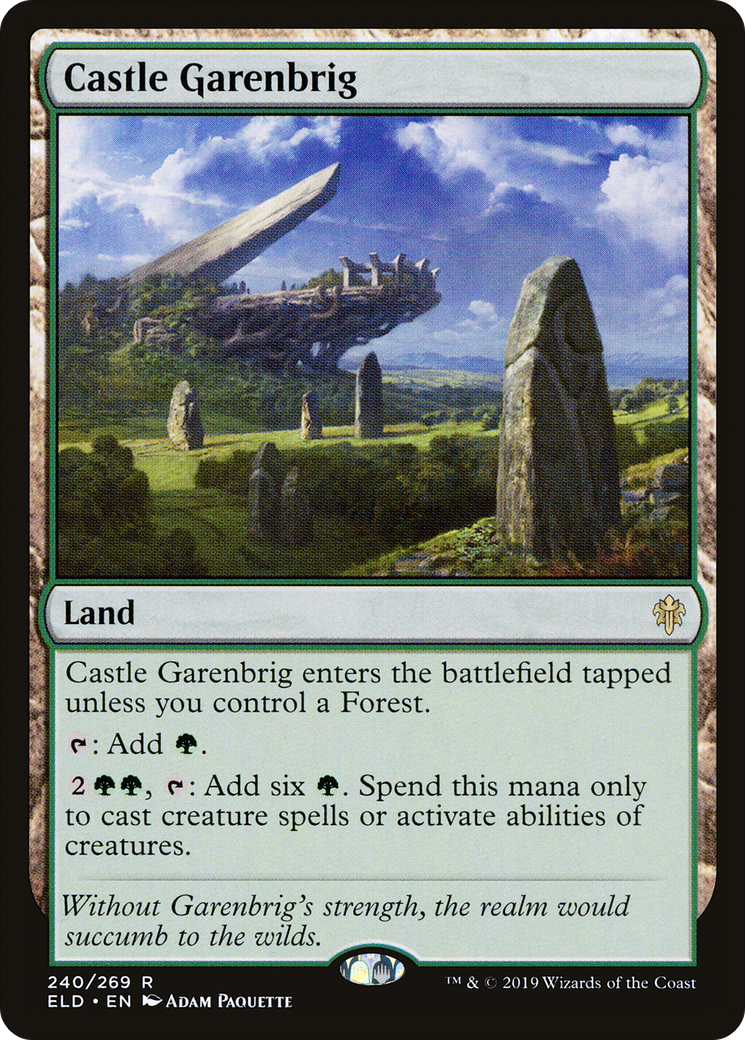 Castle Garenbrig (ELD-240) - Throne of Eldraine Foil