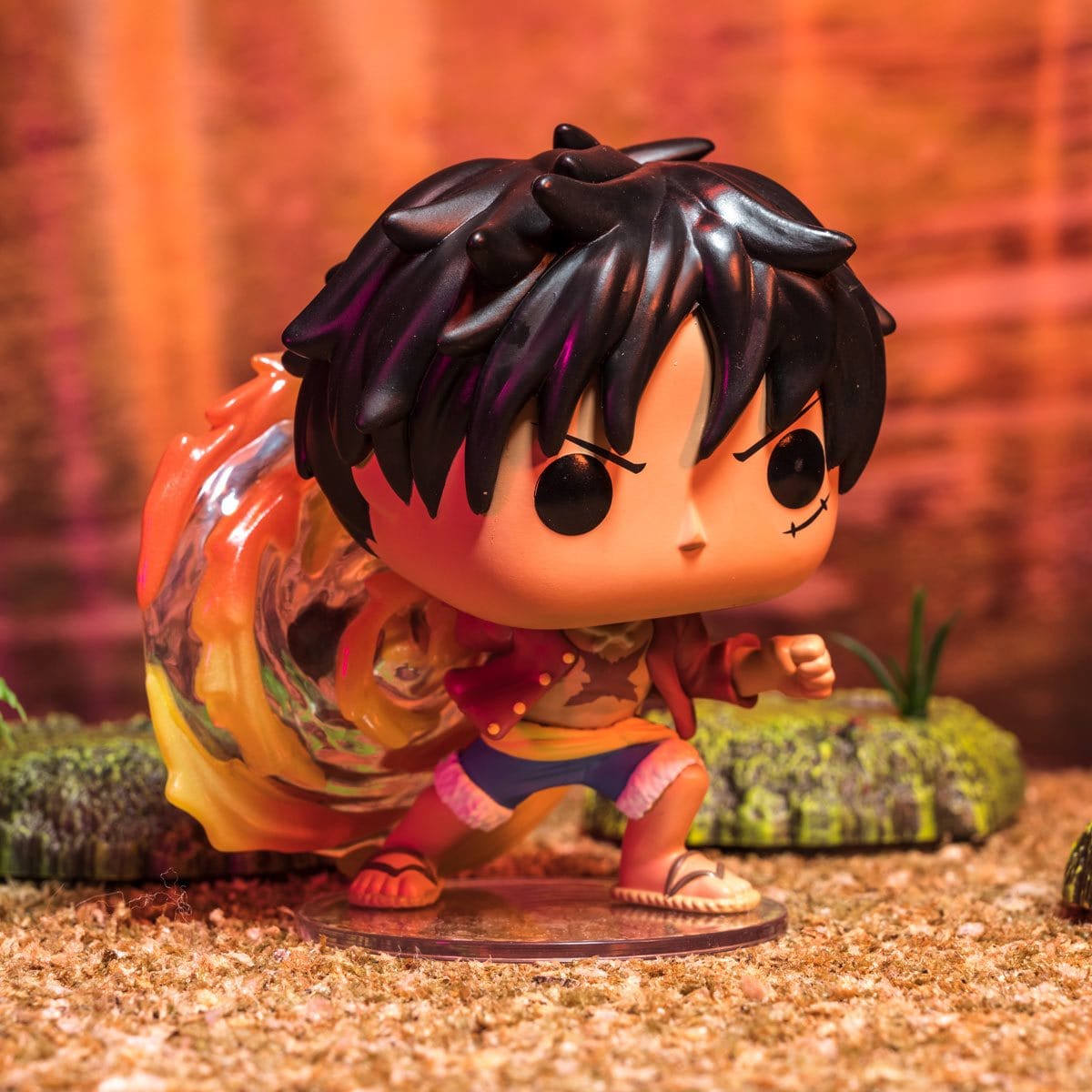 POP Animation: One Piece - Red Hawk Luffy (AAA Exclusive) (GITD Chase) –  The Comic Vault
