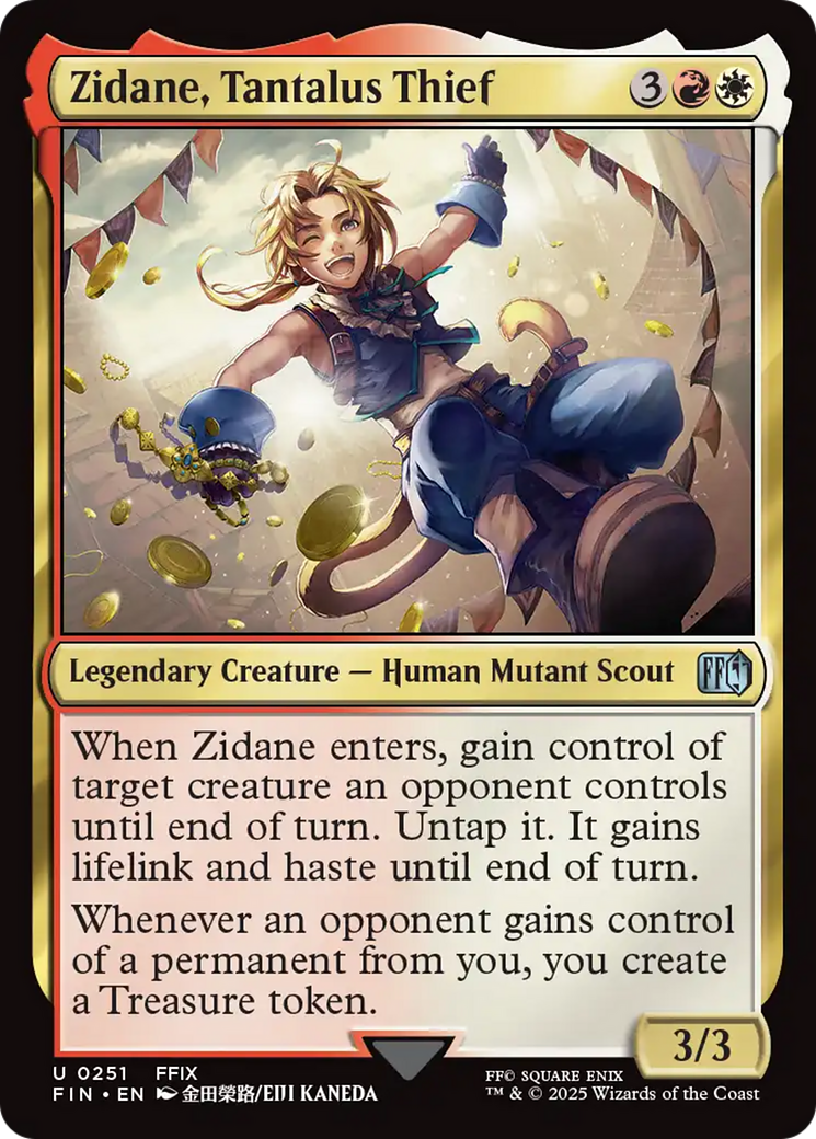 Zidane, Tantalus Thief (FIN-251) - FINAL FANTASY Foil - Golden Apple Comics