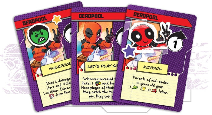 Marvel United: X-Men Deadpool Expansion - Kickstarter Edition