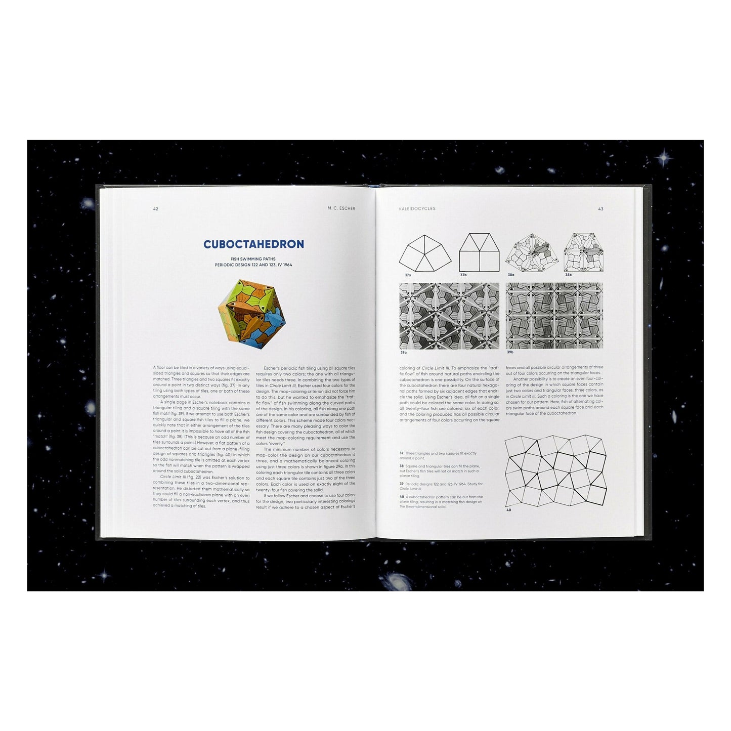 M.C. Escher. Kaleidocycles (English)
