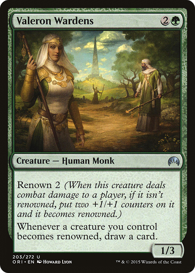 Valeron Wardens (ORI-203) - Magic Origins