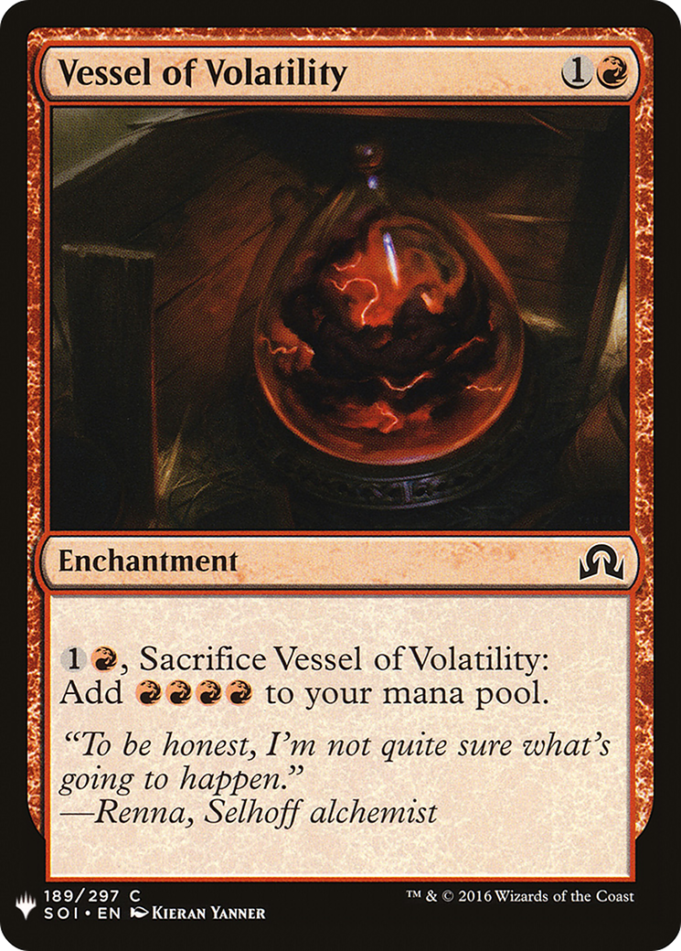 Vessel of Volatility (LIST-SOI-189) - The List
