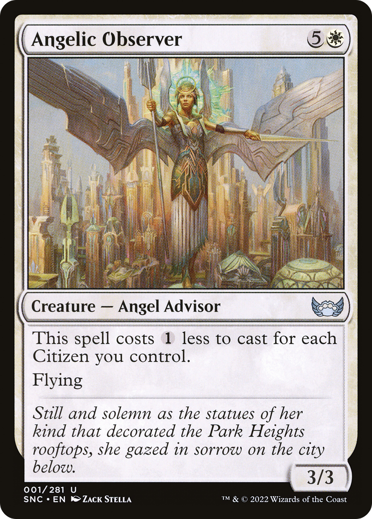 Angelic Observer (SNC-001) - Streets of New Capenna Foil