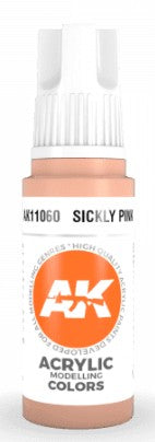 AK Interactive 11060 Sickly Pink 3G Acrylic Paint 17ml Bottle