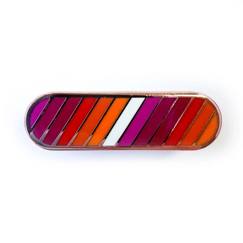 Pride Pals Flag Enamel Pin - Lesbian