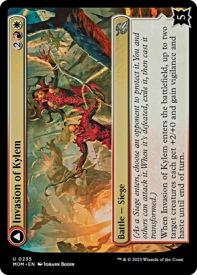 Invasion of Kylem // Valor's Reach Tag Team (MOM-235) - March of the Machine Foil