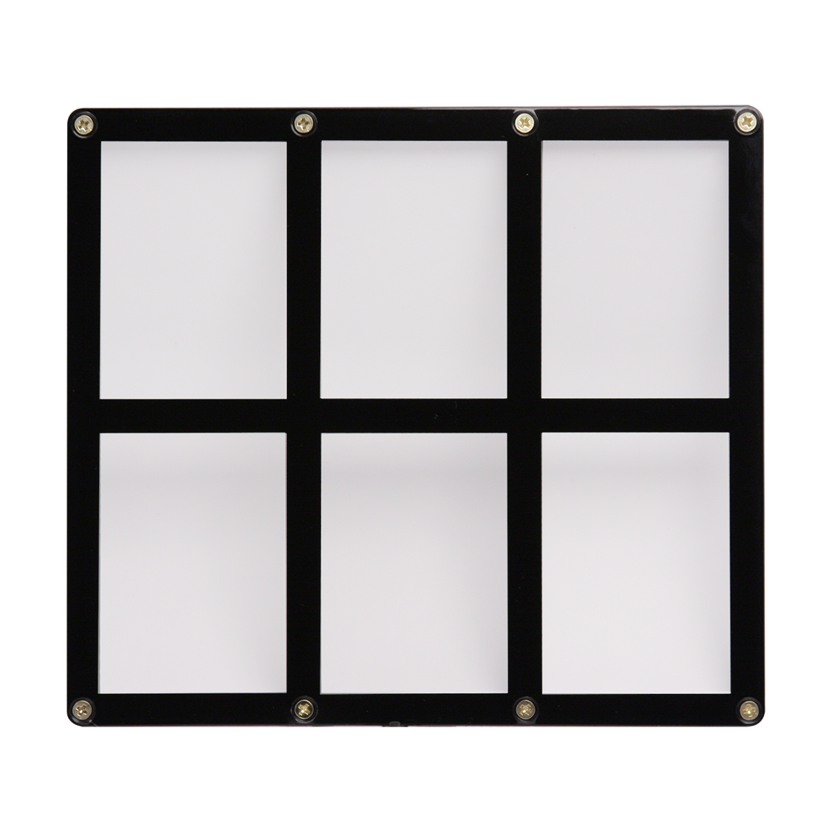 Ultra PRO: Screwdown Holder - Black Frame (6-Card)