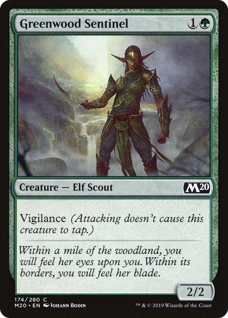 Greenwood Sentinel (M20-174) - Core Set 2020
