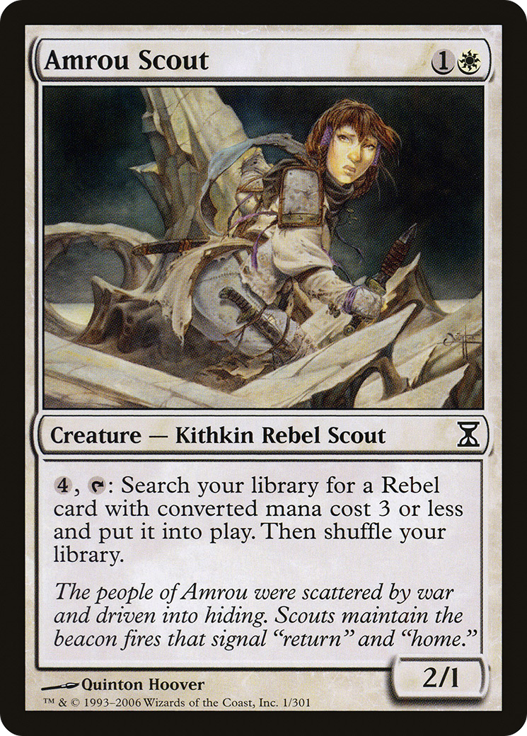 Amrou Scout (TSP-001) - Time Spiral Foil