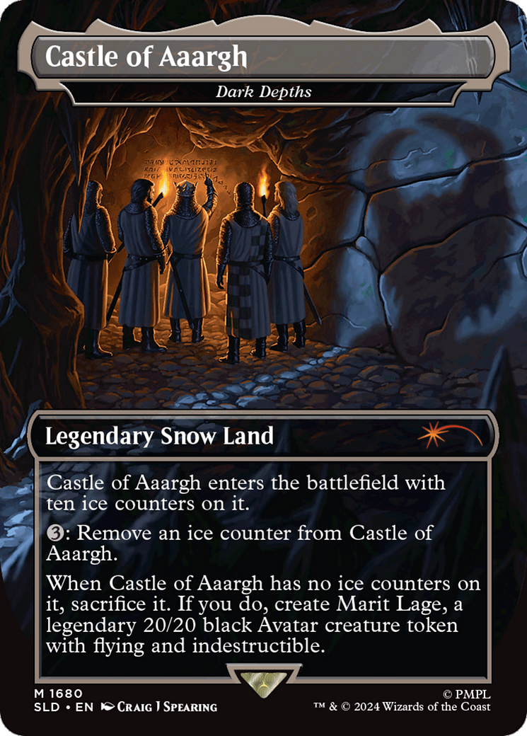 Dark Depths (SLD-1680) - Secret Lair Drop / Castle of Aaargh (Borderless) Foil