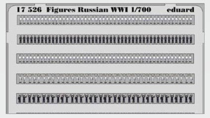 Eduard 17526 1/700 Ship- WWI Russian Figures (Painted)