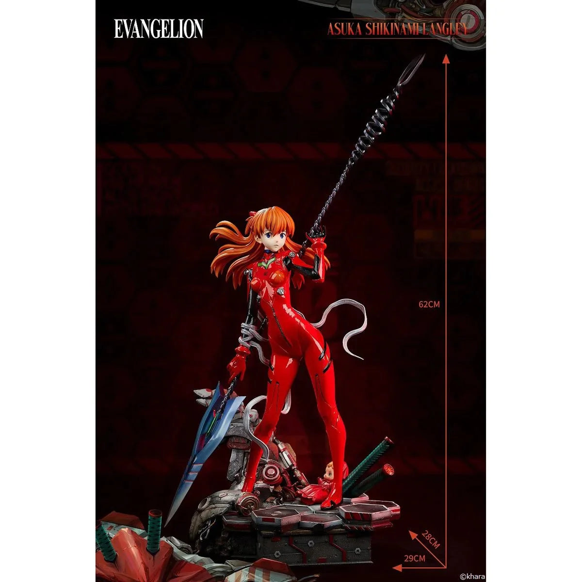 Rebuild of Evangelion Asuka Shikinami Langley Wonder Scale Series 1:4 Scale Statue