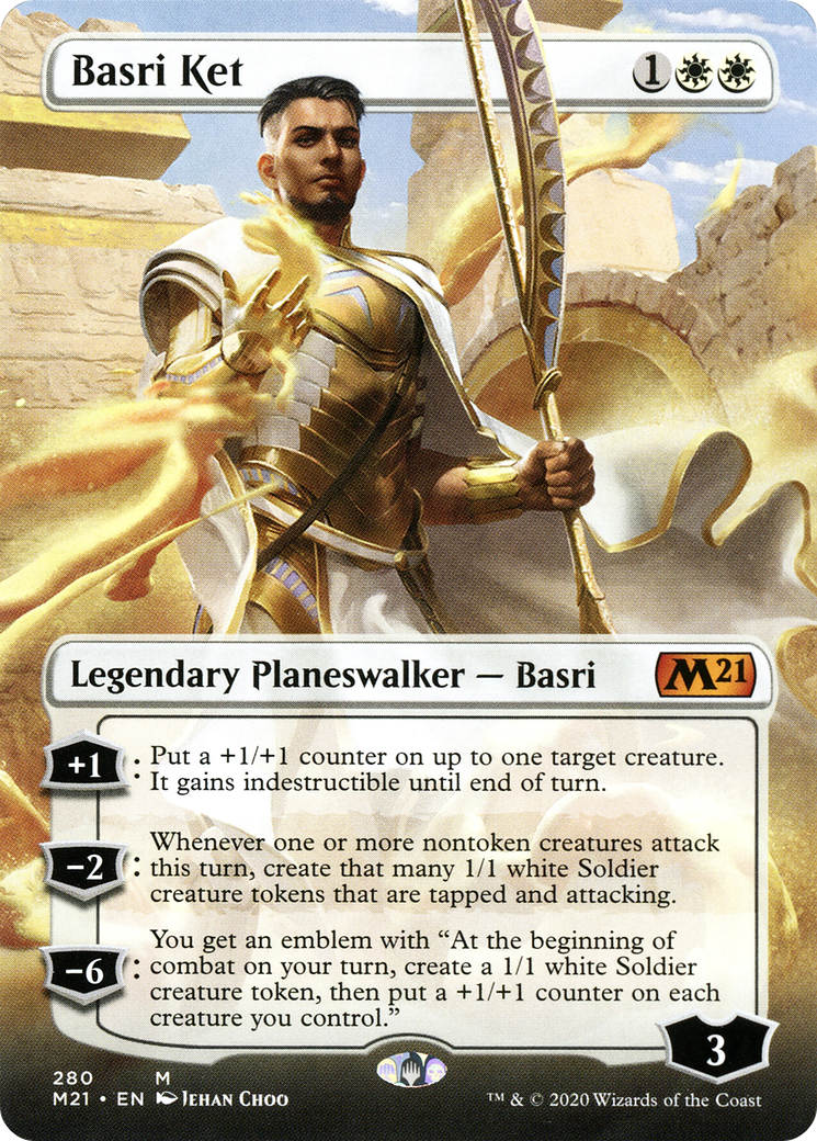 Basri Ket (M21-280) - Core Set 2021 (Borderless) Foil
