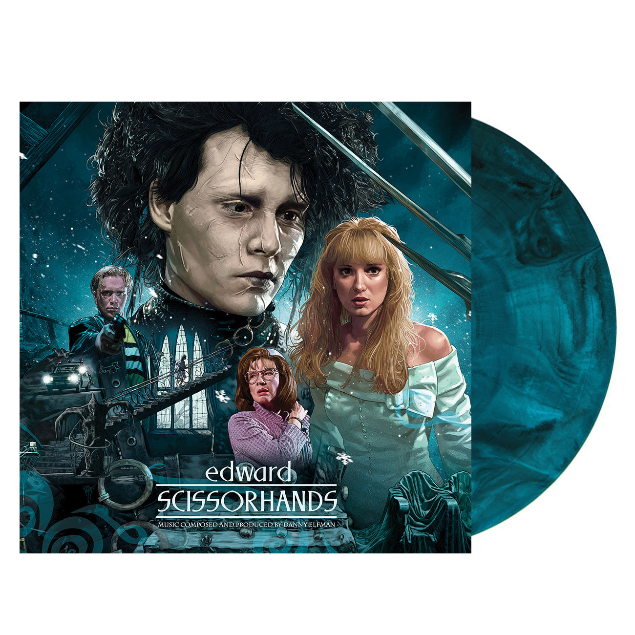 Edward Scissorhands OST (Midnight Sculptor, Limited Exclusive) (Vinyl)