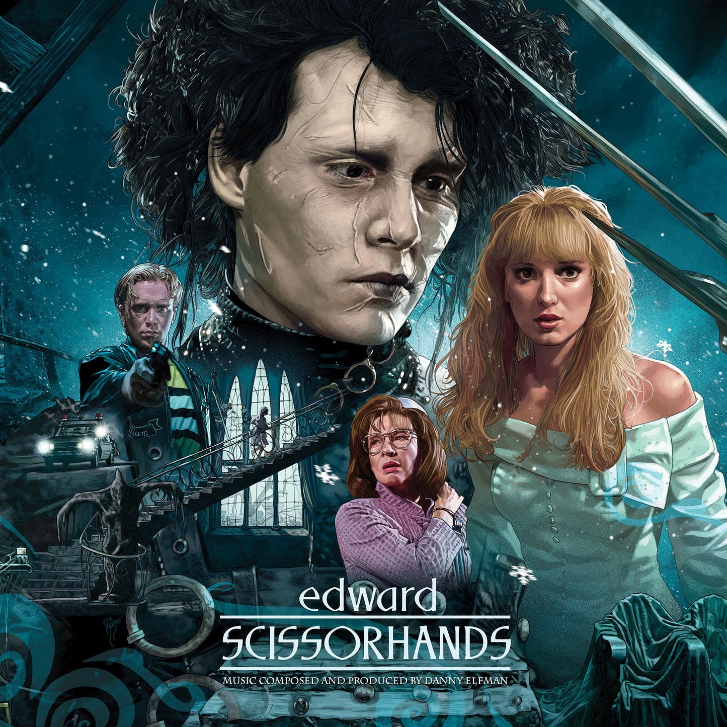 Edward Scissorhands OST (Midnight Sculptor, Limited Exclusive) (Vinyl)