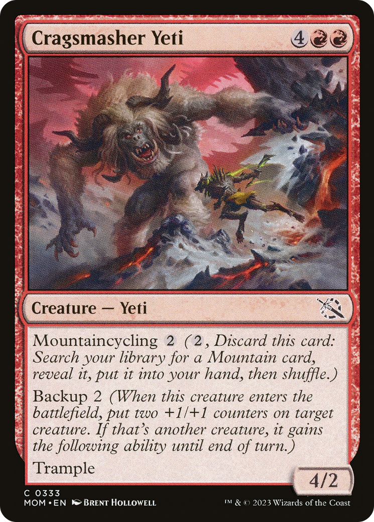 Cragsmasher Yeti (MOM-333) - March of the Machine