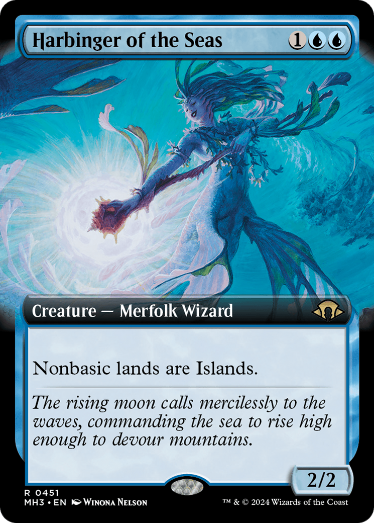 Harbinger of the Seas (Extended Art) (MH3-451) - Modern Horizons 3: (Extended Art) Foil