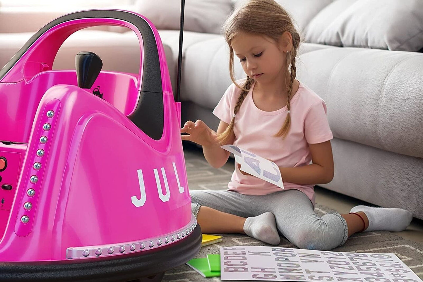 Electric Bumper Car for Kids & Toddlers - 12V 2-Speed, Suitable for Ages 1-4