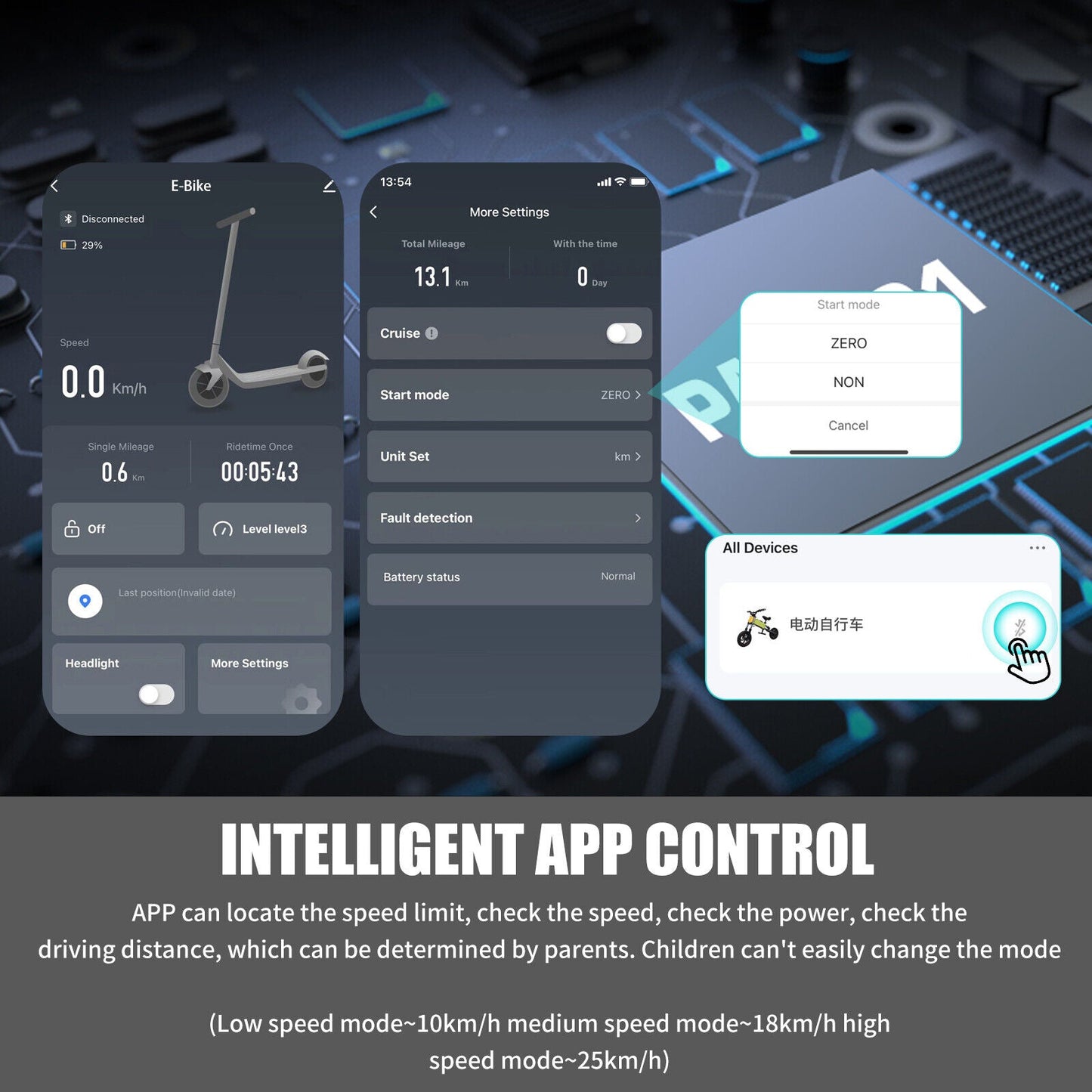 Electric Off-Road Ride On Bike for Kids - 24V 4Ah Battery Powered Outdoor Toy