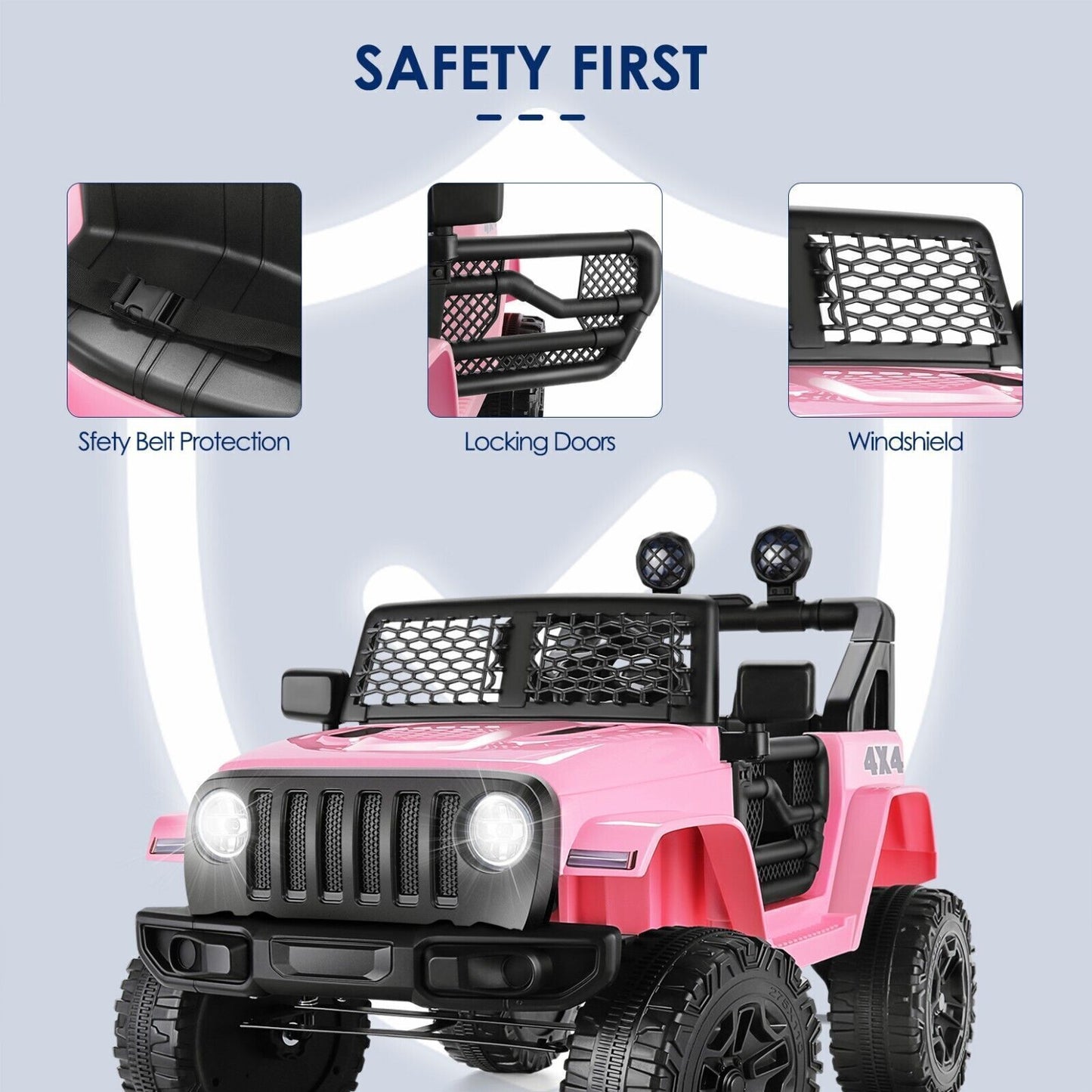 Electric Ride-On Car for Kids with Parental Remote Control and MP3 Player - Perfect Gift for Children