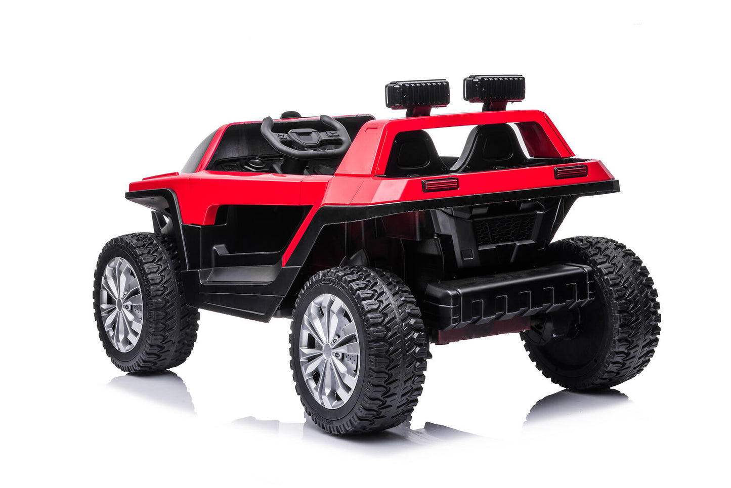 Electric Ride-On Car for Kids with Remote Control, Adjustable Seat Belt, MP3 Player, and 4-Wheel Drive