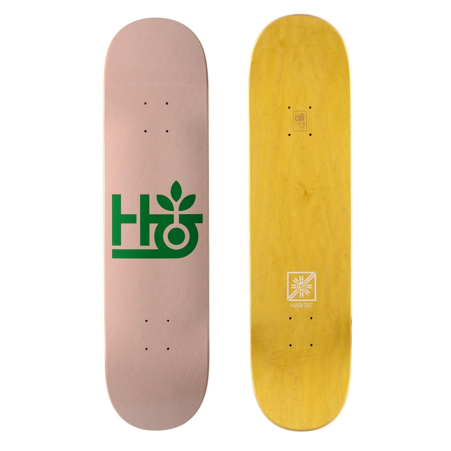 HABITAT "MONOPOD EMBOSSED" 8" SKATEBOARD DECK